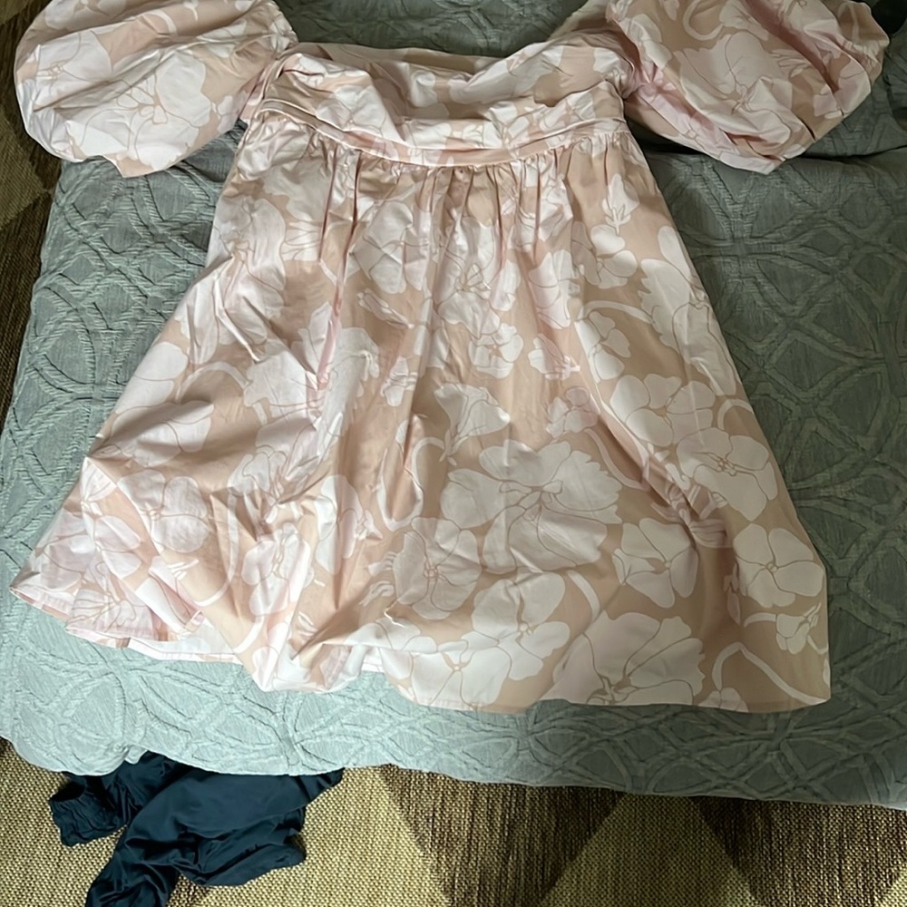 J. Crew Pink Floral Mini Dress
